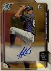 Antonio Senzatela #AS Baseball Cards 2015 Bowman Chrome Autograph Prospect Prices