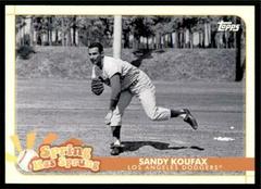 Sandy Koufax #SHS-4 Baseball Cards 2020 Topps Opening Day Spring Has Sprung Prices