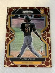 Oneil Cruz [Giraffe Prizm] #118 Baseball Cards 2022 Panini Prizm Prices