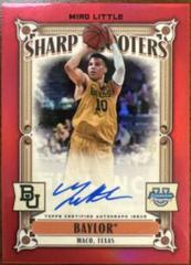 Miro Little [Red] #SSA-ML Basketball Cards 2023 Bowman Chrome University Sharp Shooters Autographs Prices