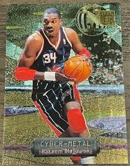 Hakeem Olajuwon Basketball Cards 1996 Metal Cyber Metal Prices