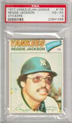 Reggie Jackson Baseball Cards 1977 Venezuelan League Stickers Prices