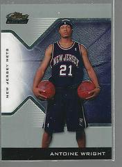 Antoine Wright #205 Basketball Cards 2004 Finest Prices