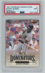 Barry Bonds Baseball Cards 1994 Donruss Dominators Prices