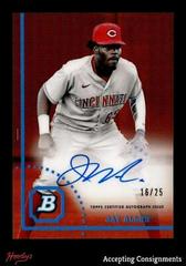 Jay Allen [Orange] #CPA-JA Baseball Cards 2022 Bowman Heritage Chrome Prospect Autographs Prices