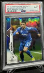 Cristiano Ronaldo [Blue Refractor] #100 Soccer Cards 2019 Topps Chrome UEFA Champions League Prices
