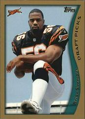 Brian Simmons #334 Football Cards 1998 Topps Prices