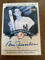 Bobby Richardson #PN-BR Baseball Cards 2003 Upper Deck Yankees Signature Series Pride of NY Autograph Prices