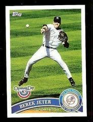 Derek Jeter #140 Baseball Cards 2011 Topps Opening Day Prices