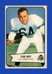 Stan West Football Cards 1954 Bowman Prices