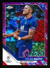 Kylian Mbappe [Pink Mini Diamond Refractor] Soccer Cards 2021 Topps Chrome UEFA Champions League Prices