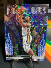 Zion Williamson [Fast Break] #6 Basketball Cards 2021 Panini Prizm Fireworks Prices