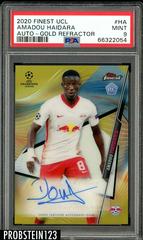 Amadou Haidara [Gold Refractor] Soccer Cards 2020 Topps Finest UEFA Champions League Autographs Prices
