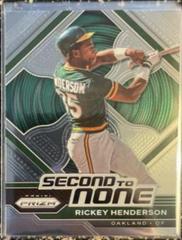 Rickey Henderson Baseball Cards 2023 Panini Prizm Second to None Prices
