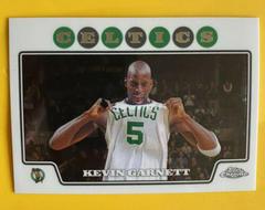 Kevin Garnett #5 Basketball Cards 2008 Topps Chrome Prices