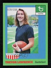 Trevor Lawrence [Green] #1 Football Cards 2021 Topps X Trevor Lawrence Prices