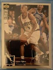 Jalen Rose [Silver Signature] Basketball Cards 1994 Collector's Choice Prices
