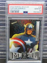 Captain America [Grandiose] #16 Marvel 2022 Metal Universe Spider-Man Prices