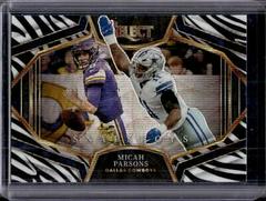Micah Parsons [Zebra] #SS-23 Football Cards 2022 Panini Select Snapshots Prices