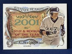 Ichiro Baseball Cards 2022 Topps Allen & Ginter Banner Seasons Prices