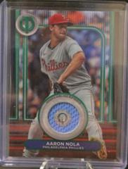 Aaron Nola [Green] #SOA-AN Baseball Cards 2024 Topps Tribute Stamp of Approval Prices