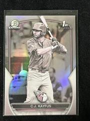 C. J. Kayfus [Pearl] Baseball Cards 2023 Bowman Draft Chrome Prices