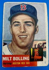 Milt Bolling Baseball Cards 1953 Topps Prices