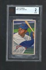 Luke Easter #95 Baseball Cards 1952 Bowman Prices