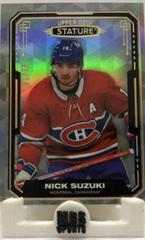 Nick Suzuki [Design Variant] #2 Hockey Cards 2021 Upper Deck Stature Prices