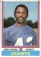 Spider Lockhart #206 Football Cards 1974 Topps Prices