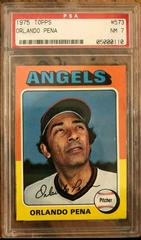 Orlando Pena #573 Baseball Cards 1975 Topps Prices