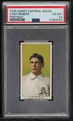 Chief Bender [Portrait] #NNO Baseball Cards 1909 T206 Sweet Caporal 350 Factory 30 Prices