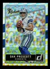 Dak Prescott #7 Football Cards 2016 Panini Donruss the Rookies Prices