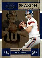 Eli Manning Football Cards 2008 Playoff Contenders Prices