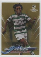 Gelson Martins [Gold Refractor] Soccer Cards 2017 Topps Chrome UEFA Champions League Prices