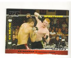 Ed Herman, Kendall Grove [Silver] Ufc Cards 2009 Topps UFC Round 1 Prices