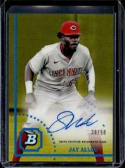 Jay Allen [Gold] Baseball Cards 2022 Bowman Heritage Chrome Prospect Autographs Prices