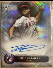 Reid Detmers [Refractor] Baseball Cards 2022 Bowman Sterling Rookie Autographs Prices