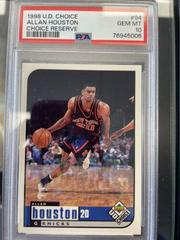 Allan Houston #94 Basketball Cards 1998 UD Choice Prices