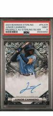 Junior Caminero [Silver] #PA-JCR Baseball Cards 2023 Bowman Sterling Prospect Autograph Prices