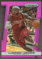LeBron James [Purple Die Cut Prizm] Basketball Cards 2013 Panini Prizm Prices