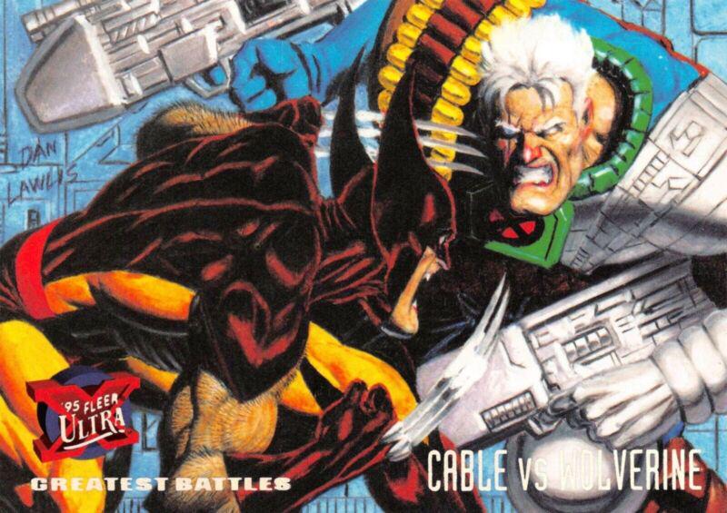 Cable vs. Wolverine #129 Marvel 1995 Ultra X-Men