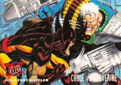 Cable vs. Wolverine Marvel 1995 Ultra X-Men Prices