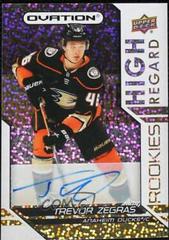 Trevor Zegras [Autograph] Hockey Cards 2021 Upper Deck Ovation High Regard Rookies Prices