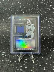 James Cook [Electric Etch Purple] #12 Football Cards 2023 Panini Obsidian Matrix Material Autograph Prices