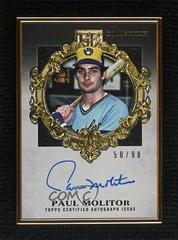Paul Molitor #HAFA-PM Baseball Cards 2022 Topps Gilded Collection Gold Framed Hall of Famer Autographs Prices