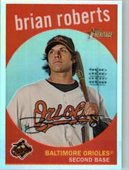 Brian Roberts [Black Border Refractor] #C166 Baseball Cards 2008 Topps Heritage Chrome Prices