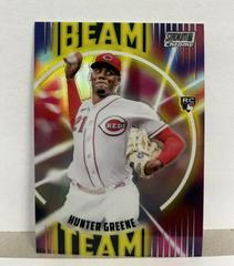 Hunter Greene #BT-11 Baseball Cards 2022 Stadium Club Chrome Beam Team Prices