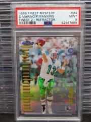Dan Marino, Peyton Manning [Refractor] #M4 Football Cards 1998 Topps Finest Mystery 2 Prices