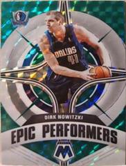 Dirk Nowitzki [Green] #8 Basketball Cards 2021 Panini Mosaic Epic Performers Prices